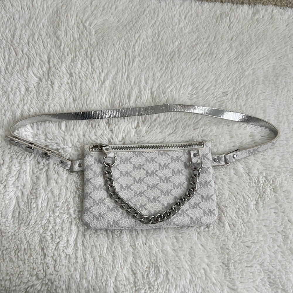 Brand new Michael Kors small white bag